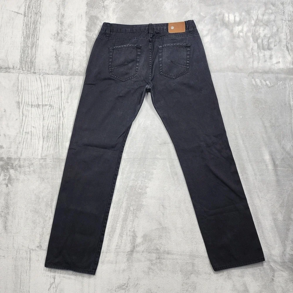 Road Less Traveled Jeans Mens 33‎ Black Regular Fit Straight Leg Denim Casual